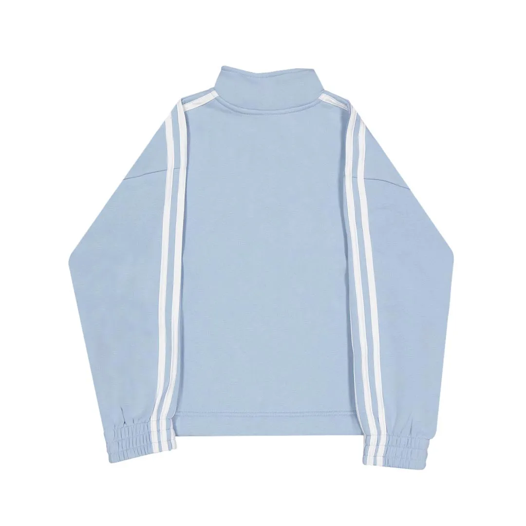 adidas - Kids' (Junior) 3 Stripe CTN Mockneck Pullover Sweatshirt (IQ5938)