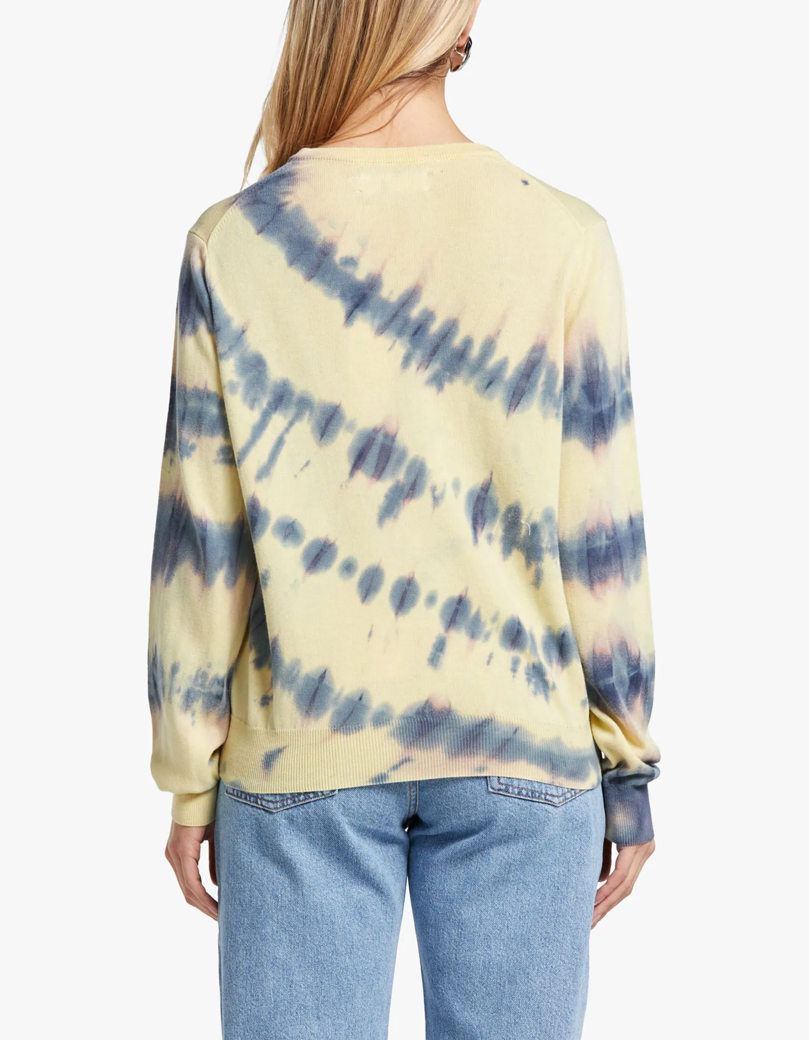 Audree Crew Neck 14788 - Tie Dye Yellow