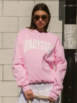 BABYGIRL CREWNECK  - CLEARANCE