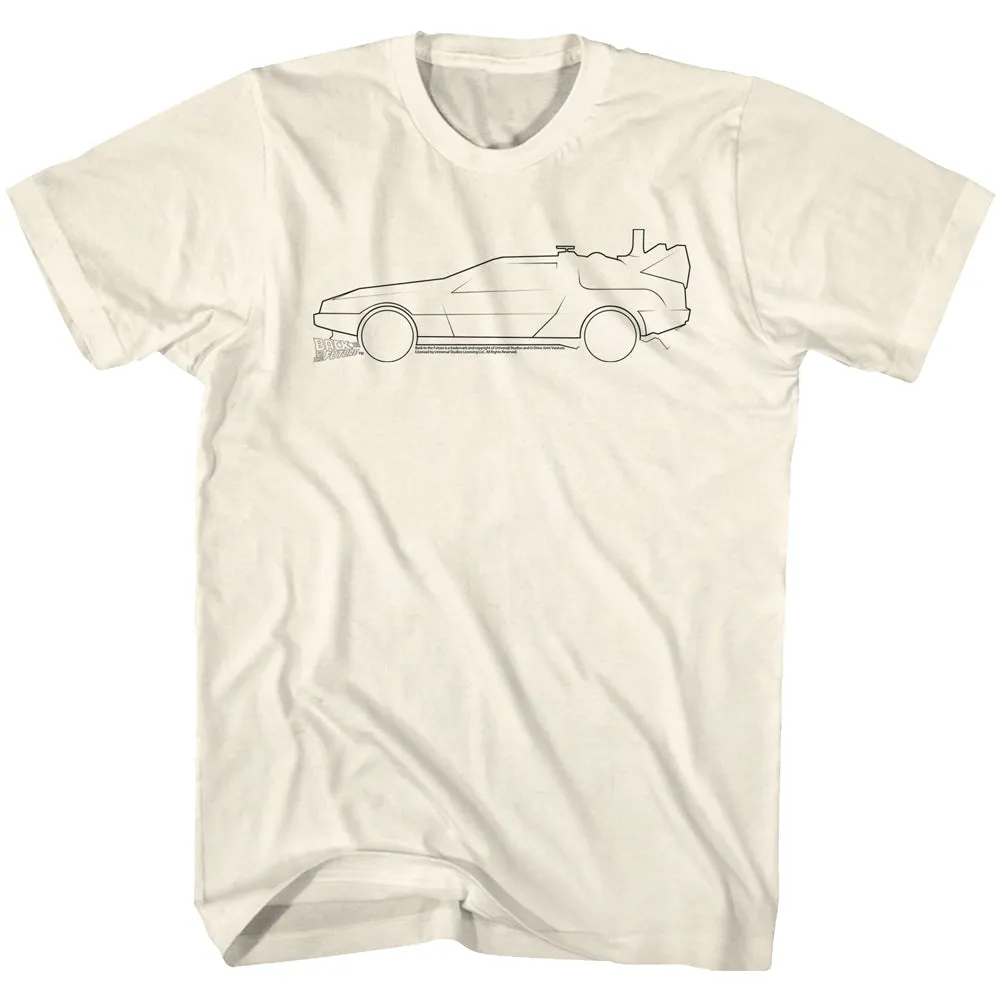 Back To The Future Lines Men's T-Shirt