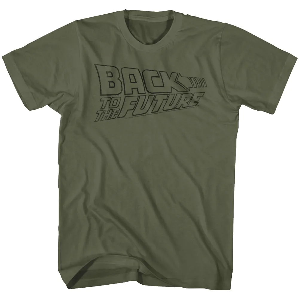 Back To The Future Logofade Men's T-Shirt