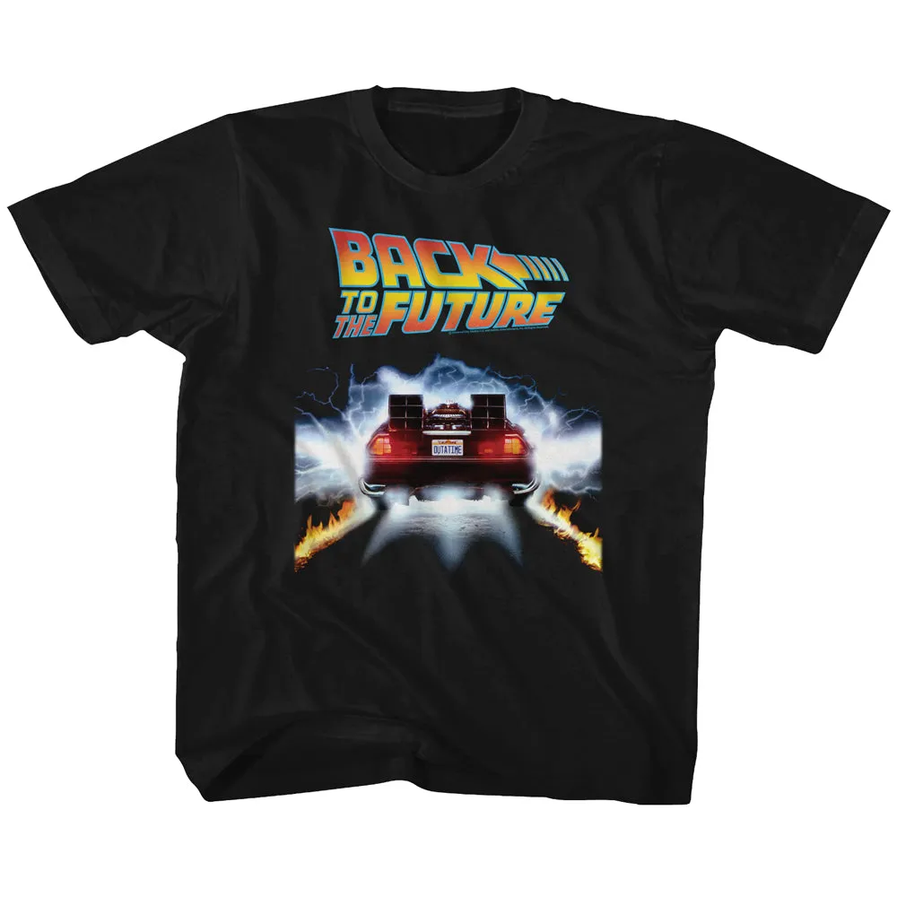 Back To The Future Tail Lights Youth T-Shirt