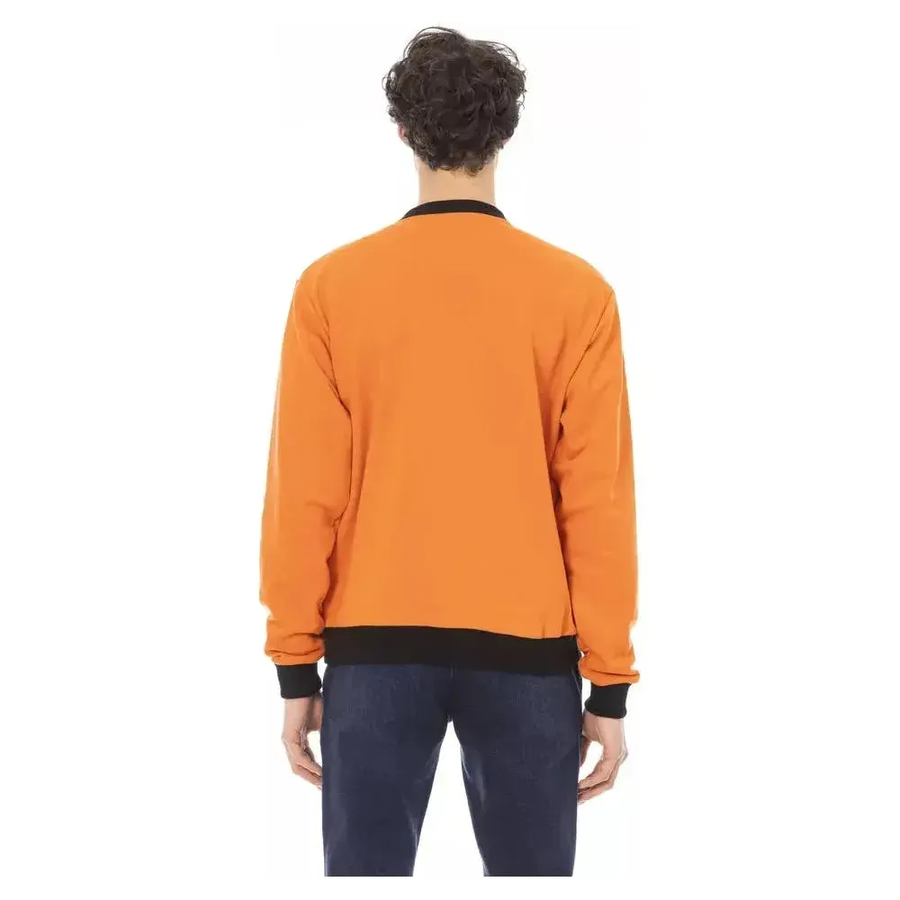 Baldinini Trend Orange Cotton Men Sweater