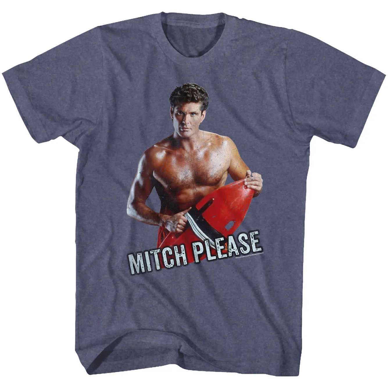 Baywatch Mitch Please 2 Men's T-Shirt