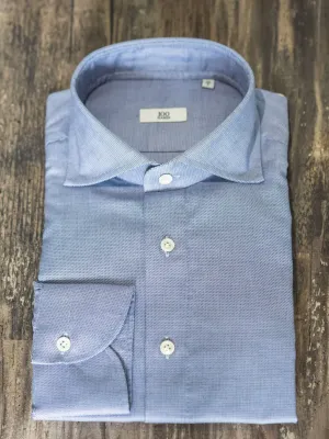 Cotton Twill Dress Shirt - Light Blue