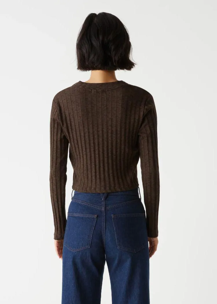 Ellis Cardigan Top- Java