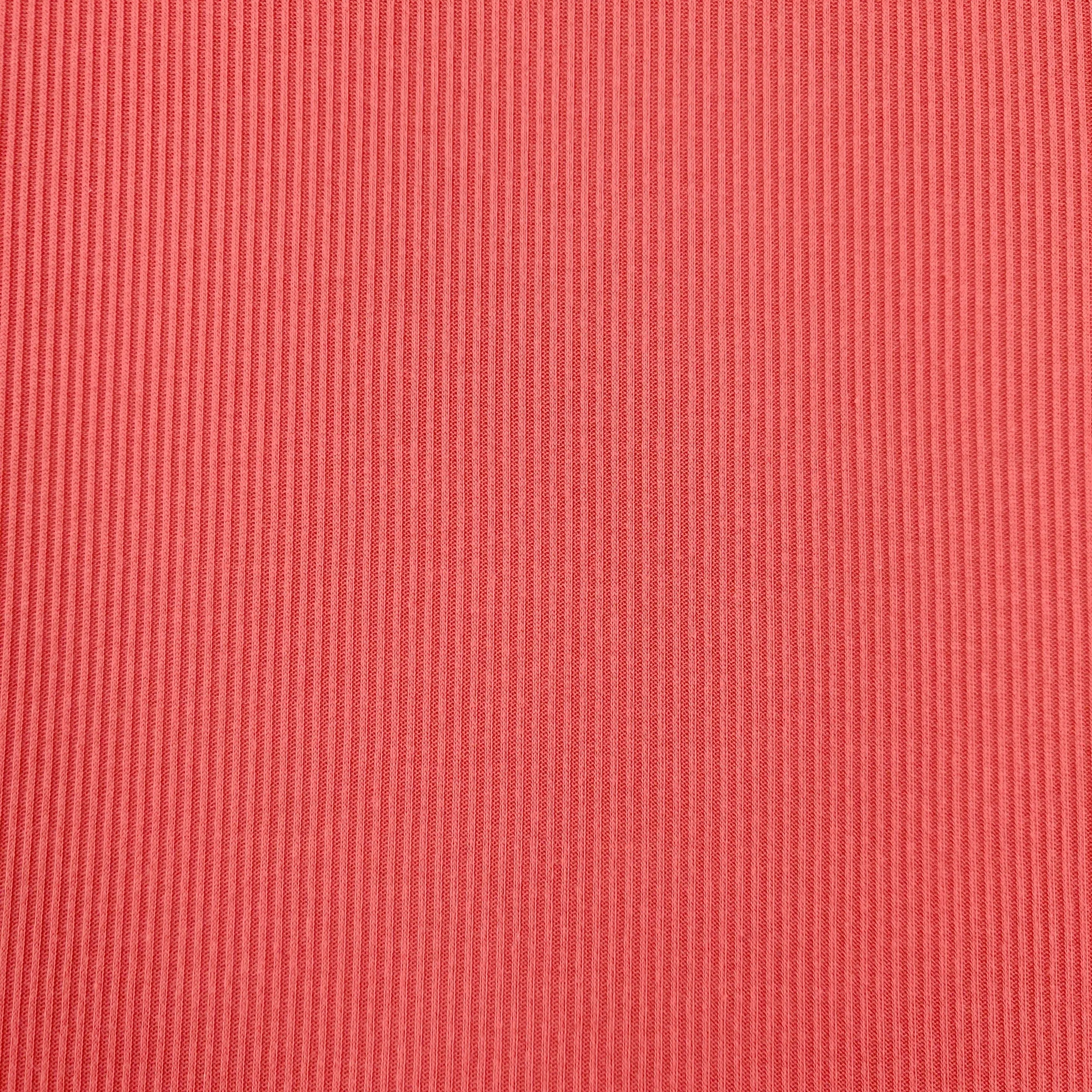 FS591 Poly Cotton Rib Stretch Knit Fabric