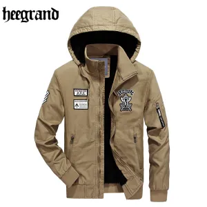 HEE GRAND Casual Winter Coats for Men England Style Coat