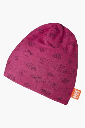 Helly Hansen Kids Merino Beanie Kids Hat - Dragon Fruit