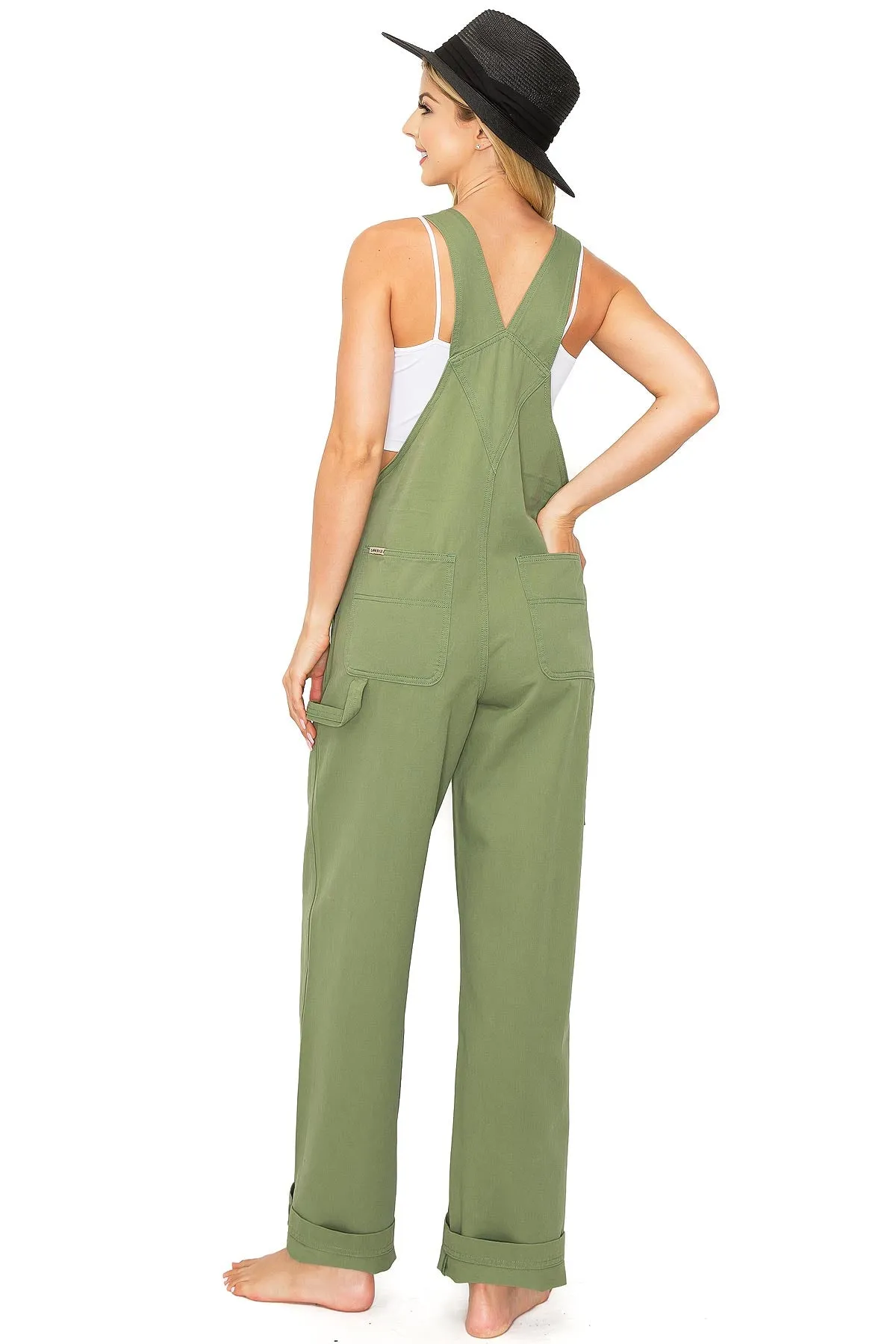 Lana Roux 90s Retro Chino Twill Overalls