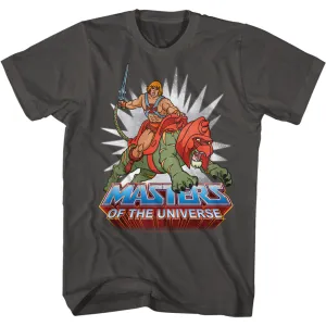 Masters Of The Universe Starburst Battlecat Men's T-Shirt