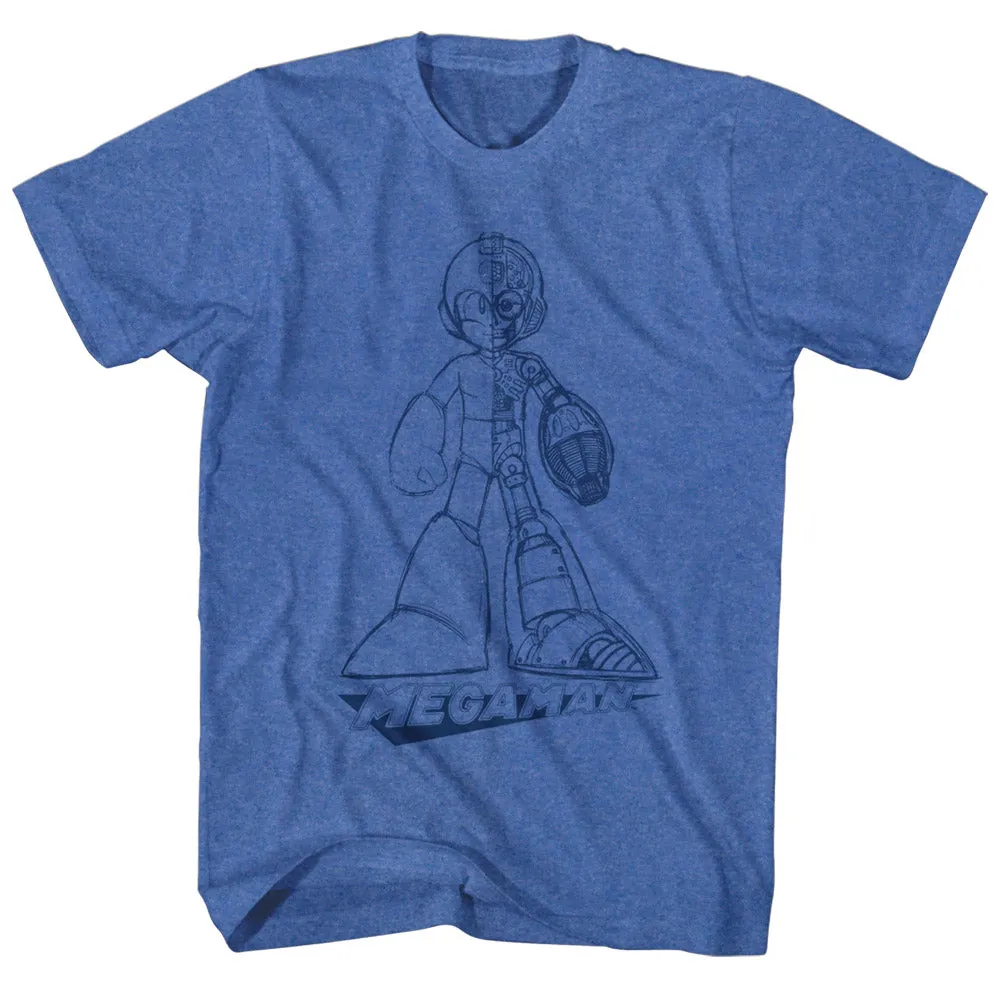 Mega Man Blueprint Men's T-Shirt