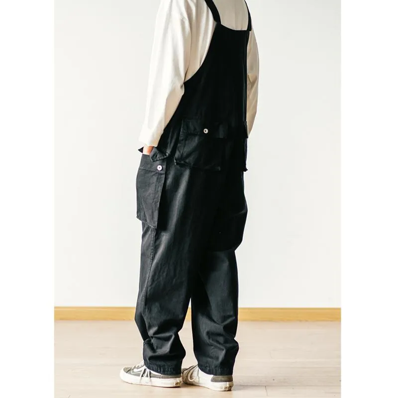 Men And Women Japanese Retro Overalls