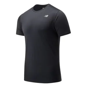 Mens New Balance Accelerate Short Sleeve - Black