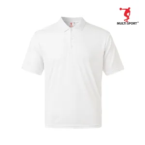 MULTISPORT SHORT SLEVEE MINI EYELET POLO (WHITE)