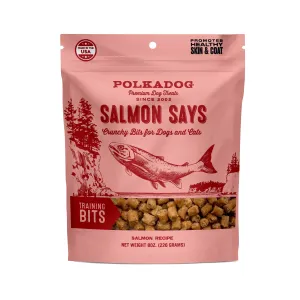 Polka Dog Salmon Says Treats (Bits) 8oz