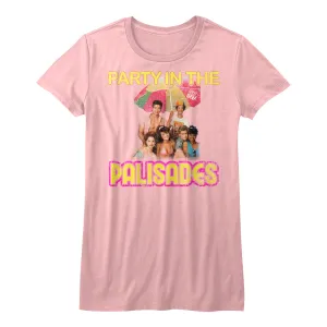 Saved By The Bell Party In The Palisades Juniors T-Shirt