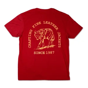 SINCE 1987 TEE SHIRT-RED