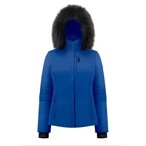 Stretch Faux Fur Ski Jacket